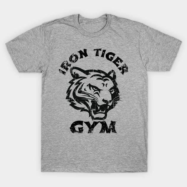 IRON TIGER GYM BODYBUILDING T-SHIRT T-Shirt by MuscleTeez